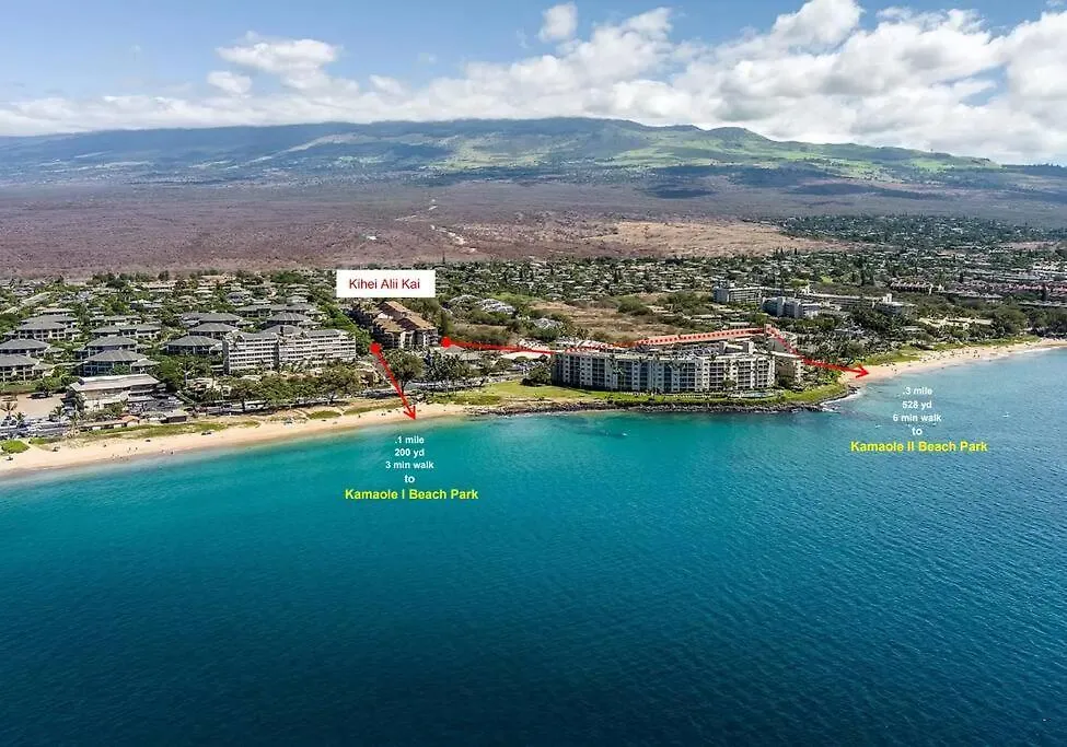 3Br Penthouse- Ocean Views, Lanais, Acs, Hot Tub, Pool, Sauna, Steps To Beach Kihei Estados Unidos da América